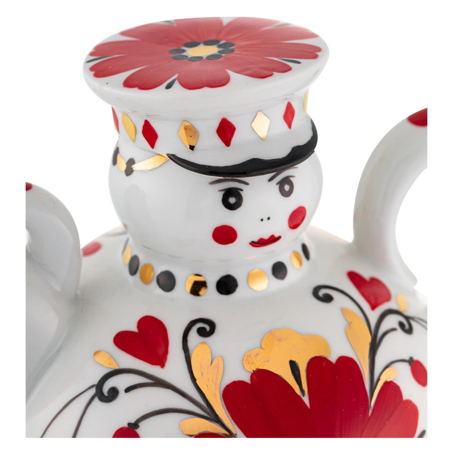 Набор чайный Франц Гарднер в Вербилках Веселушки на 2 персоны 7 предметов, фарфор твердый