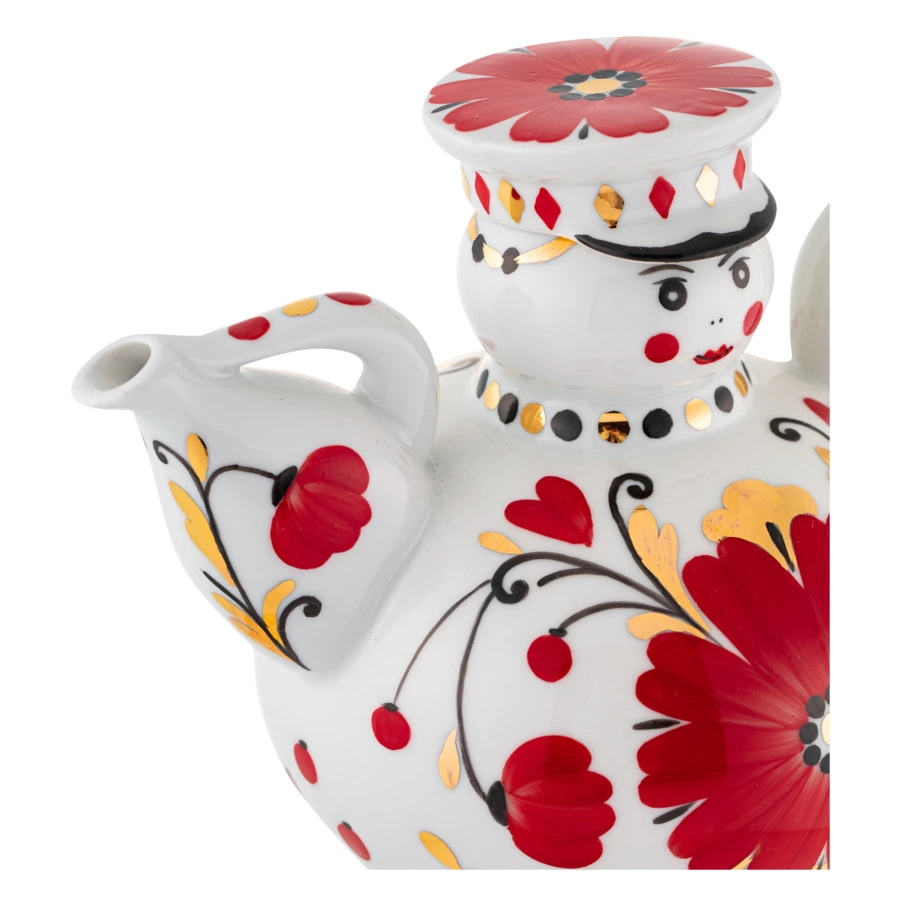 Набор чайный Франц Гарднер в Вербилках Веселушки на 2 персоны 7 предметов, фарфор твердый