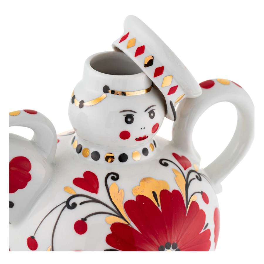 Набор чайный Франц Гарднер в Вербилках Веселушки на 2 персоны 7 предметов, фарфор твердый