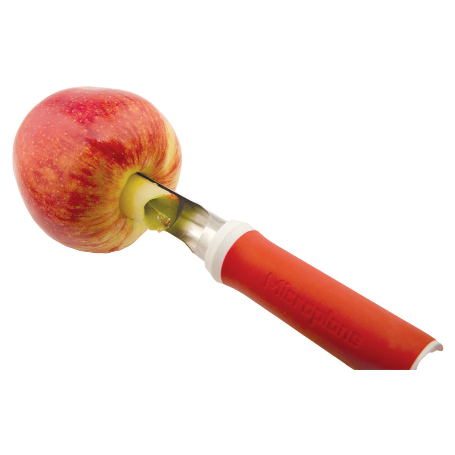 Нож для чистки яблок и удаления сердцевины Microplane, красный