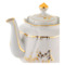 Сервиз чайный Франц Гарднер в Вербилках Кузнецовский на 6 персон 15 предметов, позолота, фарфор