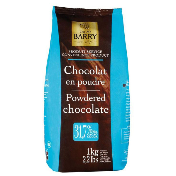 Шоколадный порошок CACAO BARRY 32% какао для горячего шоколада, 1кг