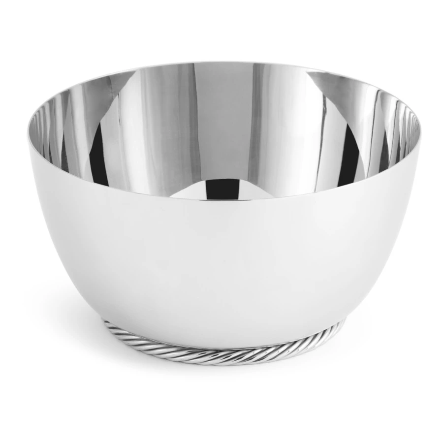 Чаша Michael Aram Твист 23 см, серебристая