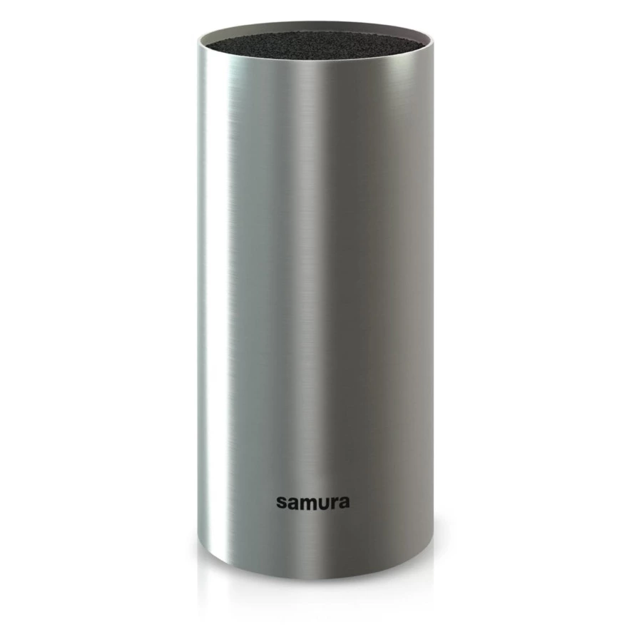Подставка универсальная для ножей Samura Bamboo 22 см, сталь нержавеющая