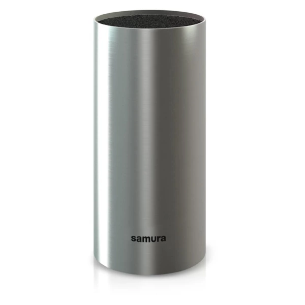 Подставка универсальная для ножей Samura Bamboo 22 см, сталь нержавеющая