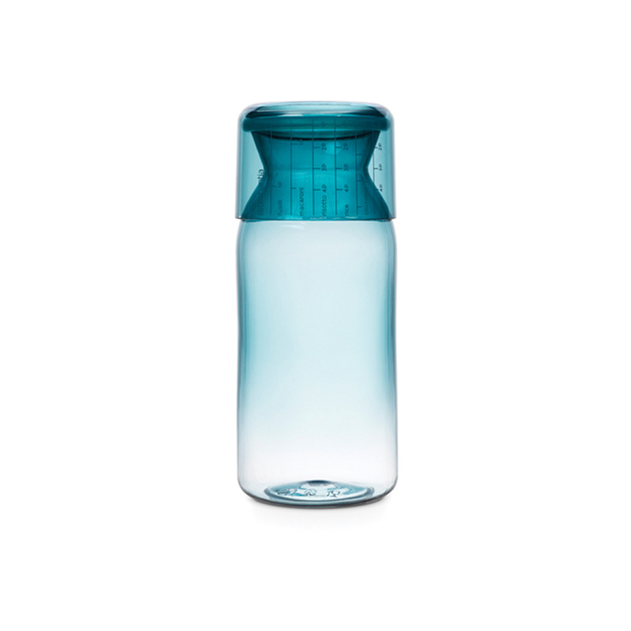 мерный стакан 1 л цвет прозрачный Контейнер с мерным стаканом 1,3л (мятный)
