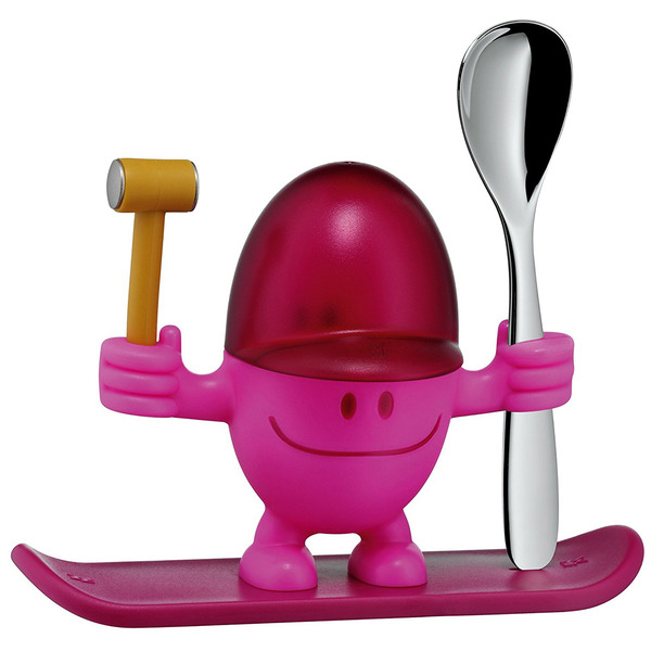 Подставка для яйца с ложкой WMF Mc Egg, розовый, п/у