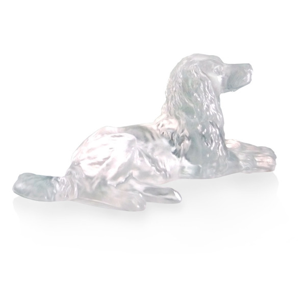 Фигурка Cristal de Paris Собака лежащая 6х10 см, п/к