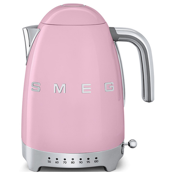 Чайник SMEG KLF04PKEU с регулировкой температуры 1,7л , розовый