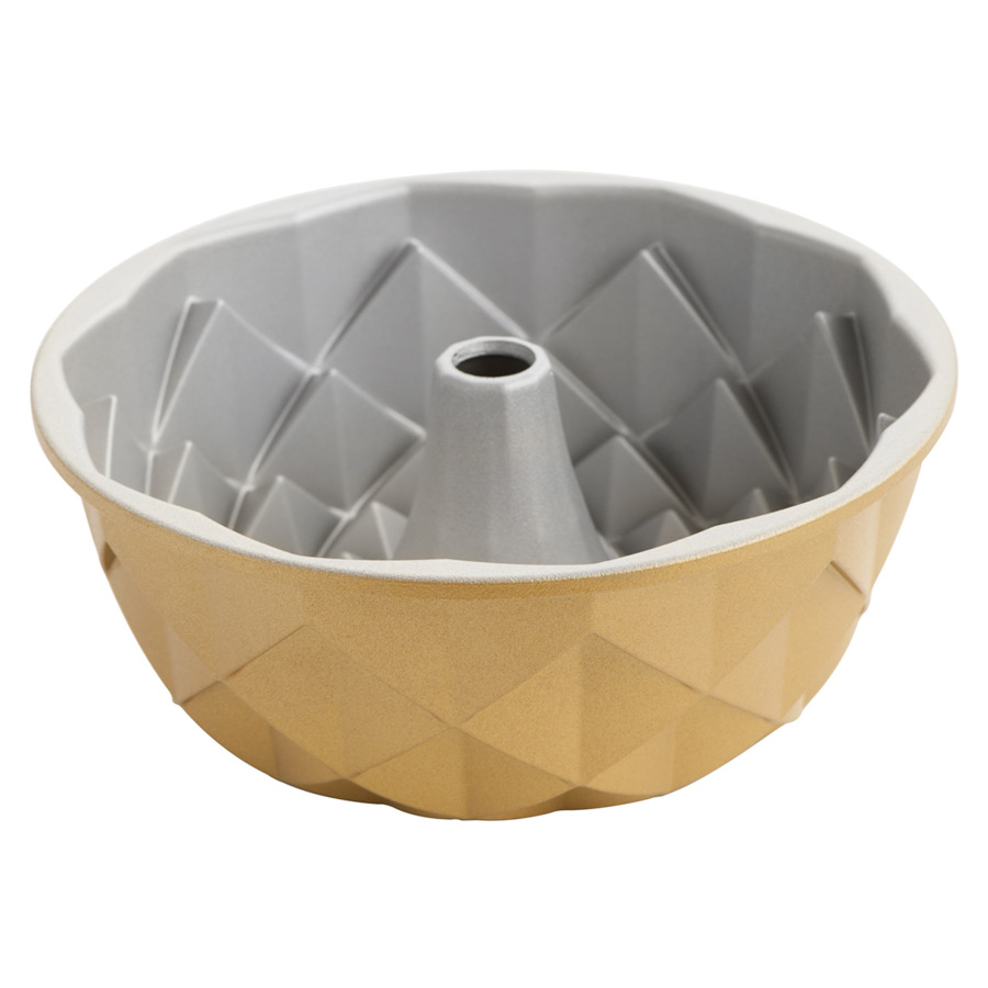 Форма для выпечки 3D Nordic Ware Юбилейный пирог 2,3 л, литой алюминий (золотая)