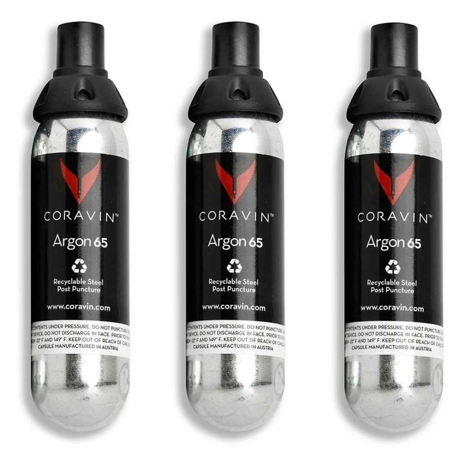 Комплектующие к системам подачи вина с аргоном (1х3) Coravin