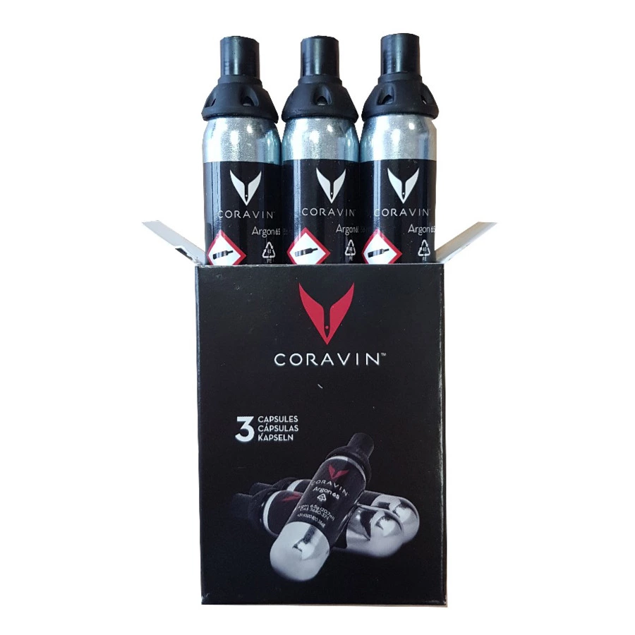 Комплектующие к системам подачи вина с аргоном (1х3) Coravin