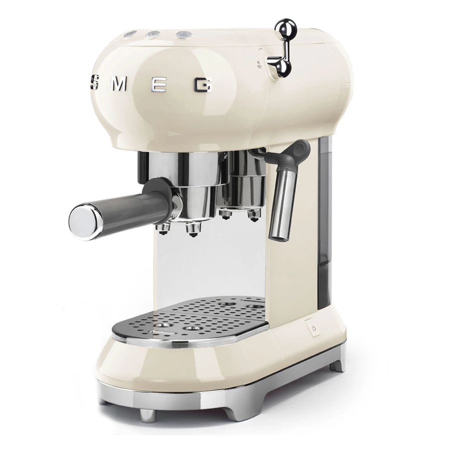 Кофемашина-эспрессо рожковая SMEG ECF01CREU кремовый