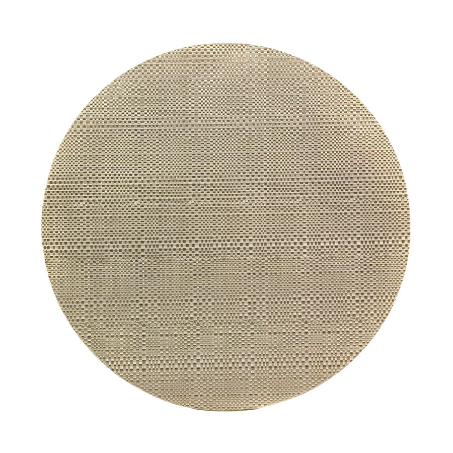 Салфетка подстановочная Harman Шахматы круглая 35,5 см, бежевый