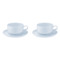 Набор чашек чайных с блюдцем Portmeirion Выбор Портмейрион 340 мл, 2 шт, голубой