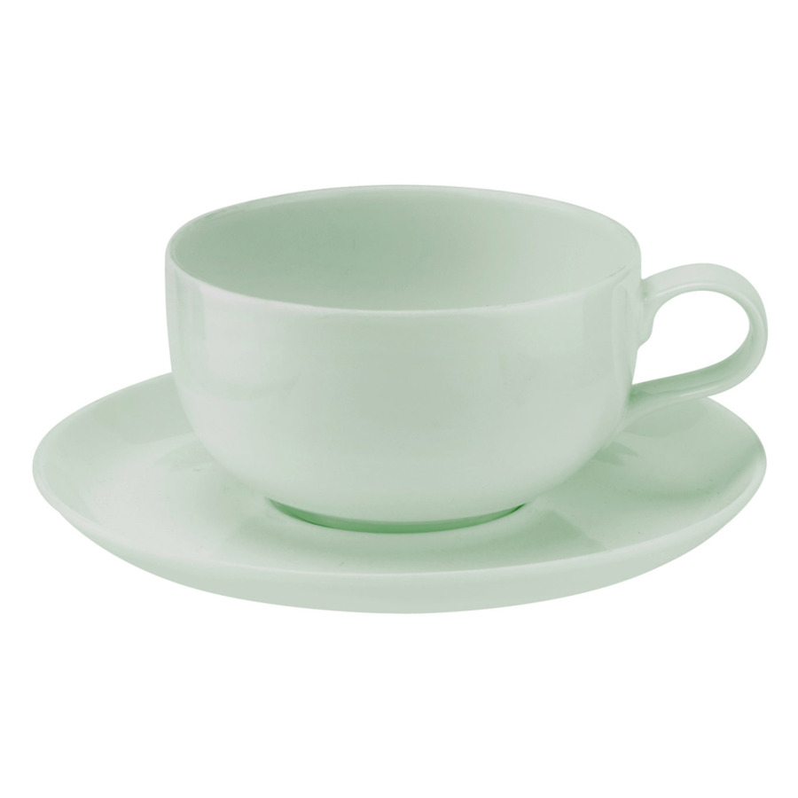 Чашка чайная с блюдцем Portmeirion Выбор Портмейрион 340мл, зеленая