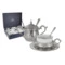 Набор чайный CHINELLI Stradivari на 6 персон с отделкой под серебро, п/к