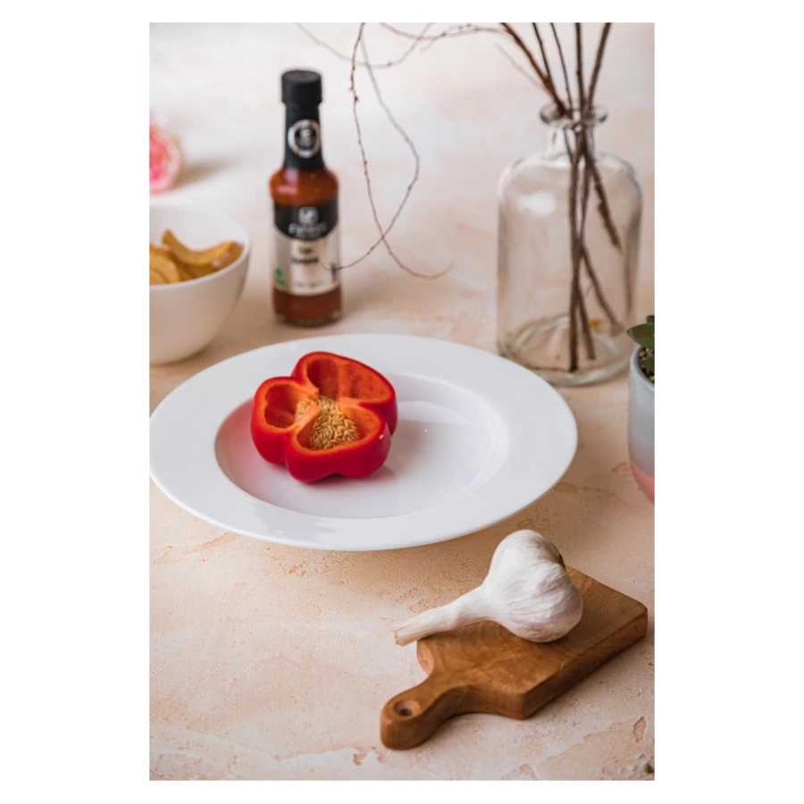 Тарелка суповая Mix&Match Акцент 24 см, фарфор костяной