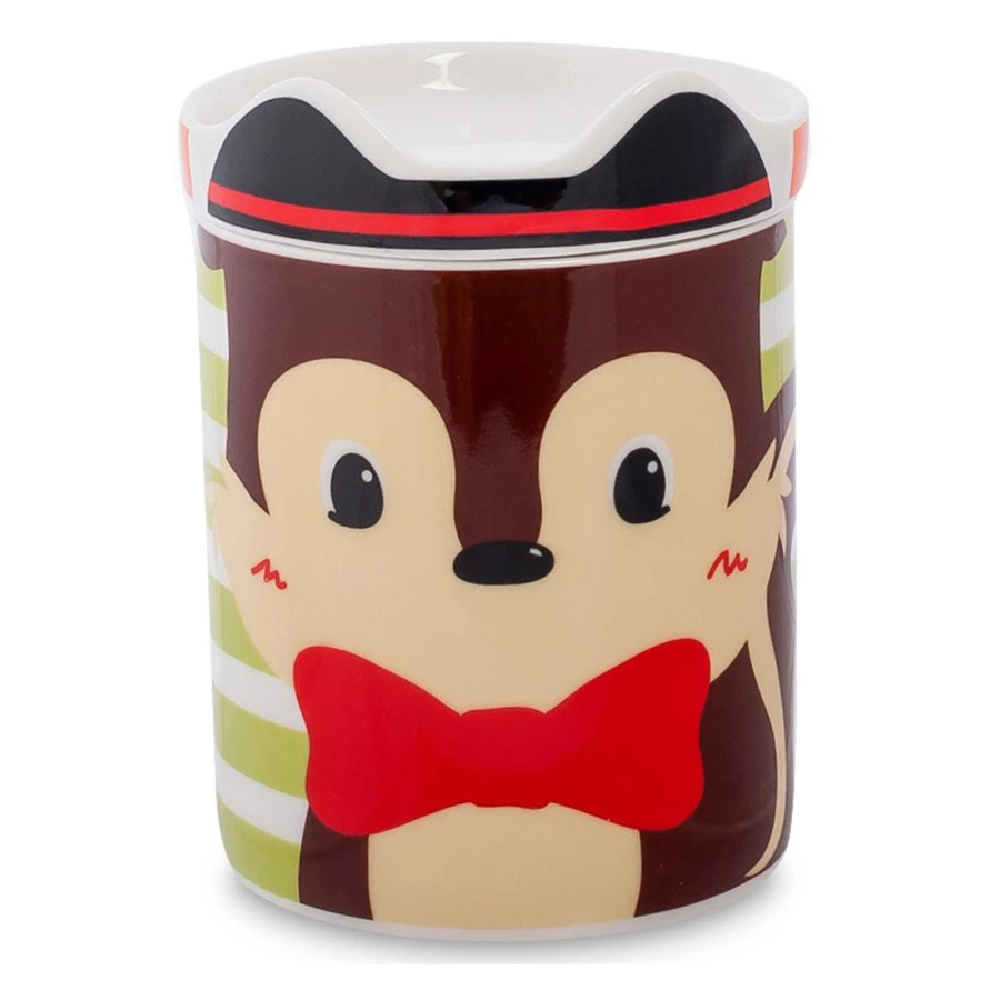 Кружка с крышкой детская TOPCHOICE Белка 250 мл