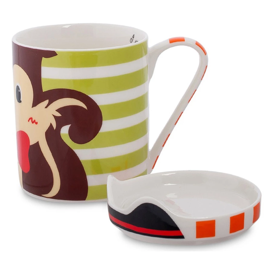 Кружка с крышкой детская TOPCHOICE Белка 250 мл