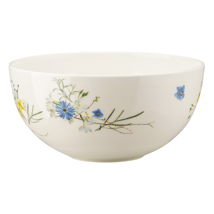 Салатник Rosenthal Альпийские цветы 22 см, фарфор костяной