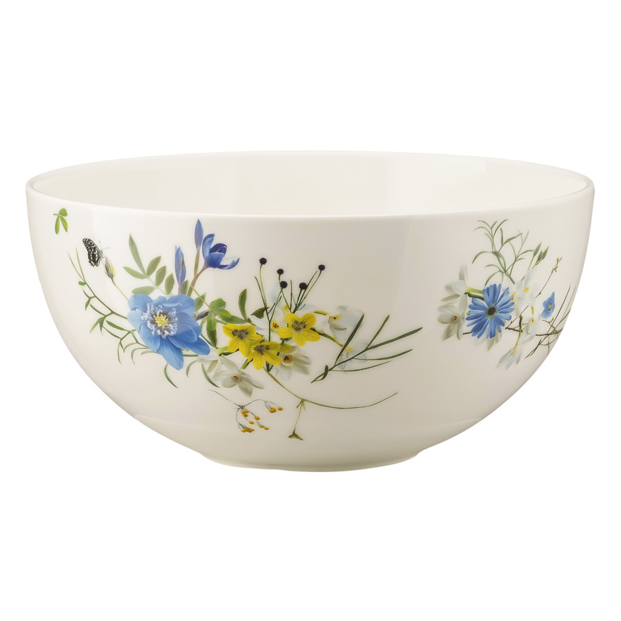 Салатник Rosenthal Альпийские цветы 22 см, фарфор костяной