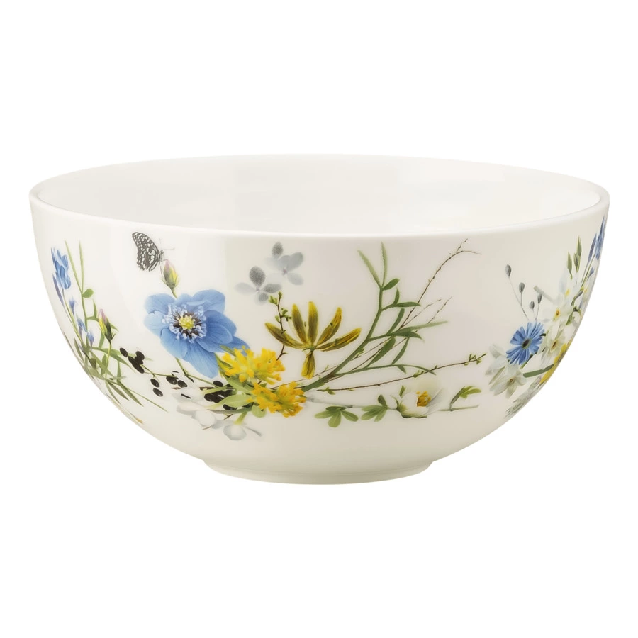 Чаша для завтрака Rosenthal Альпийские цветы 15 см, фарфор костяной