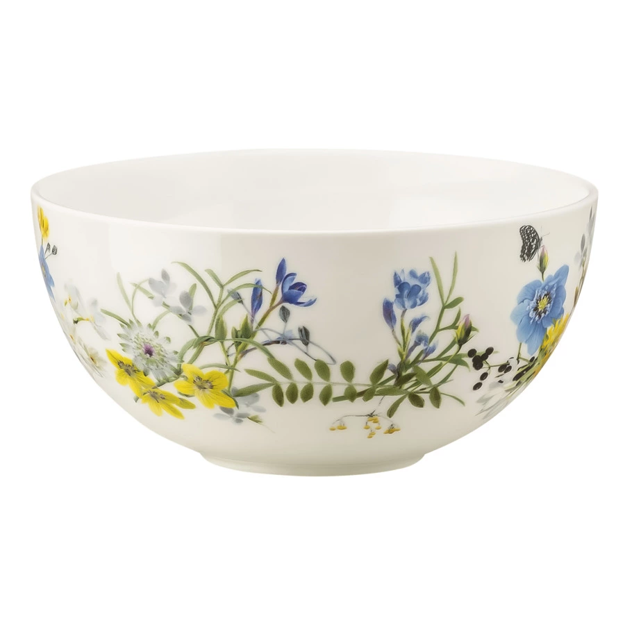 Чаша для завтрака Rosenthal Альпийские цветы 15 см, фарфор костяной