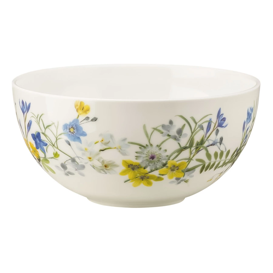 Чаша для завтрака Rosenthal Альпийские цветы 15 см, фарфор костяной