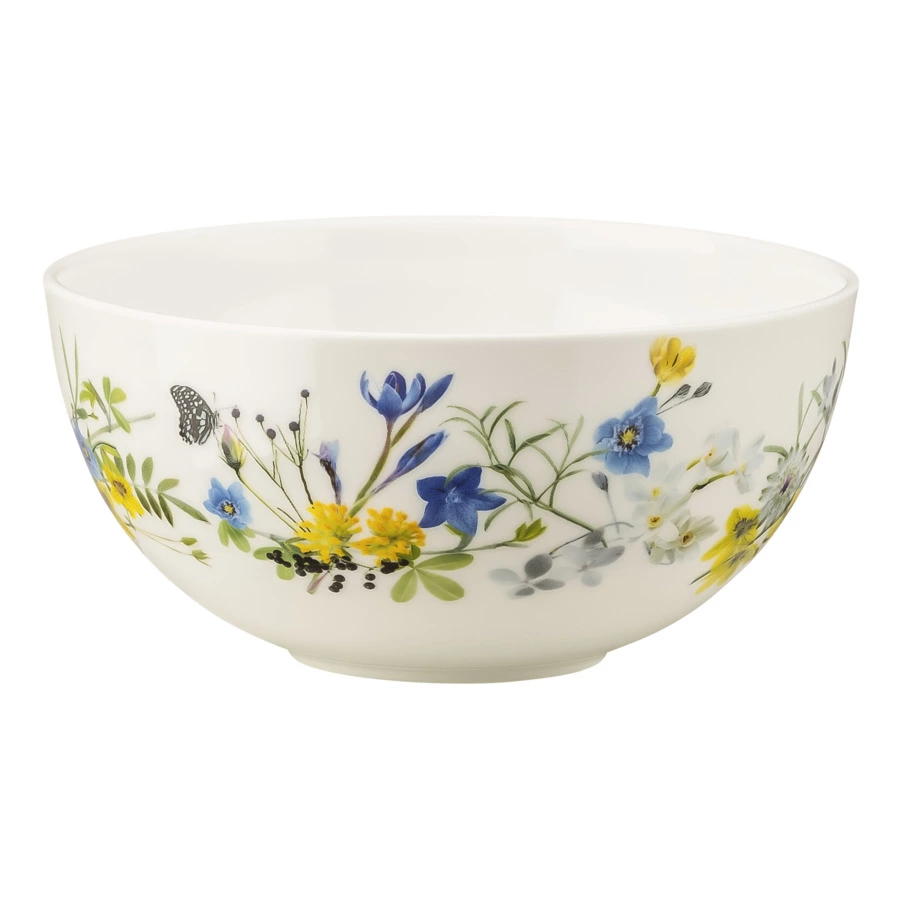 Чаша для завтрака Rosenthal Альпийские цветы 15 см, фарфор костяной