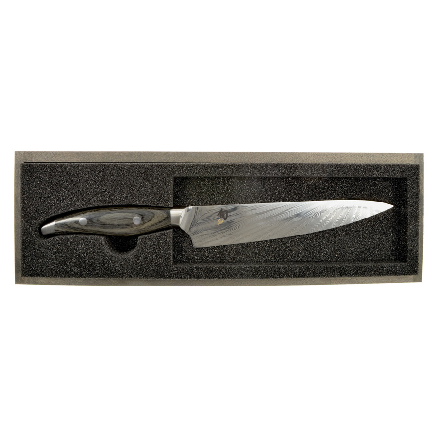 Нож кухонный KAI Шан Нагарэ 15 см, дамасская сталь 72 слоя