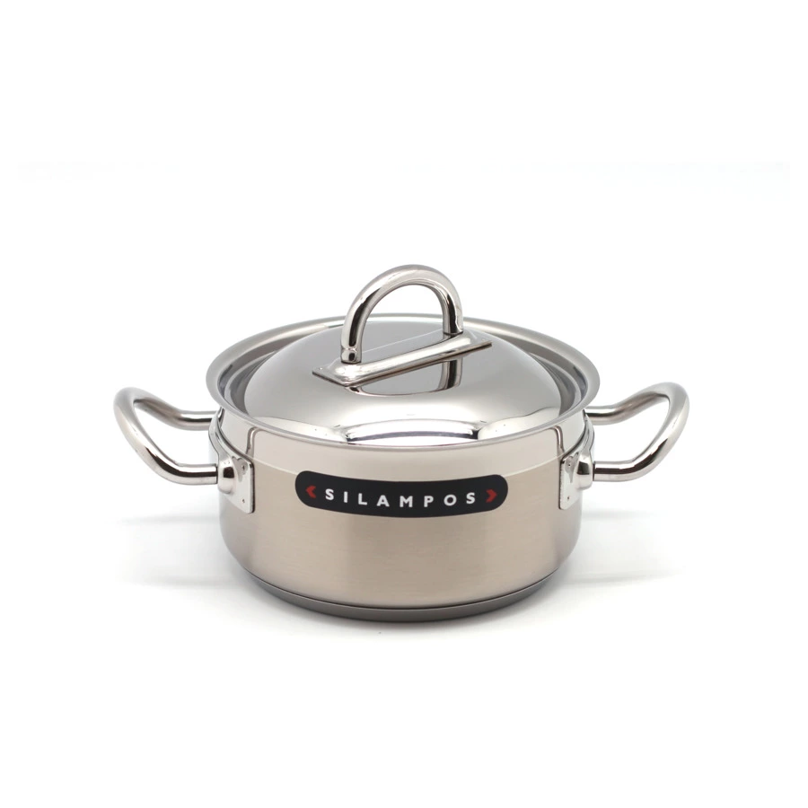 Кастрюля Silampos Наутилус 3,4 л, 22 см, сталь нержавеющая