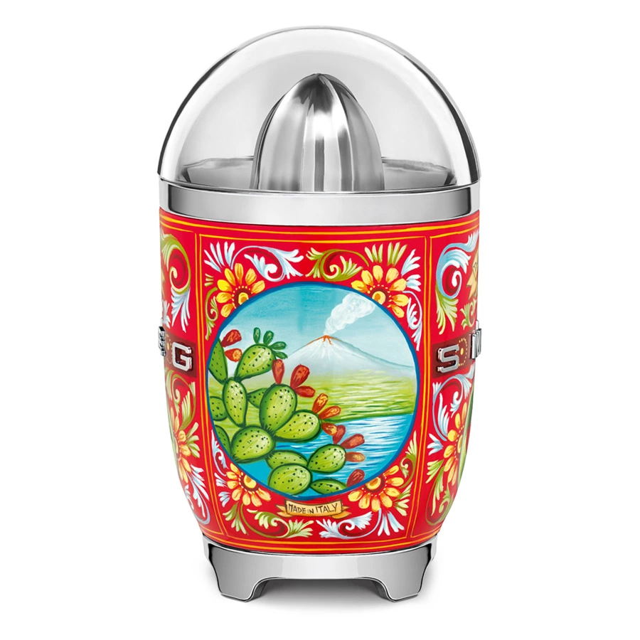 Соковыжималка для цитрусовых SMEG D&G CJF01DGEU Sicily is my love, красная