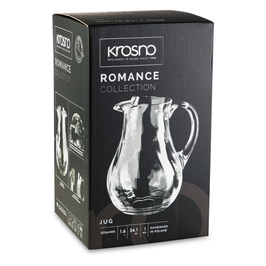 Кувшин Krosno Романтика 1,6 л, п/к