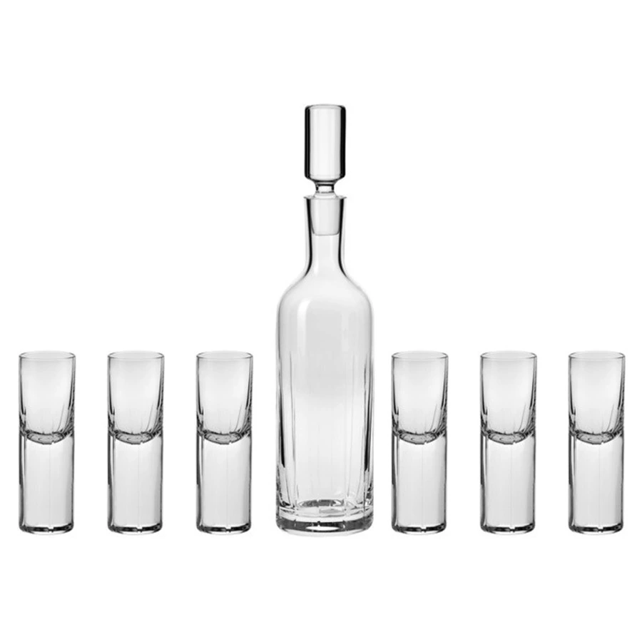 Набор графин 0,75л и 6 стопок 30мл для водки Krosno Готика