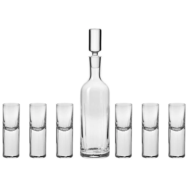 Набор графин 0,75л и 6 стопок 30мл для водки Krosno Готика
