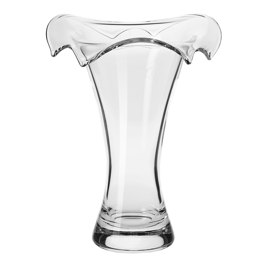 Ваза Krosno Волна 27см, стекло ваза krosno геометрия 25 см стекло янтарная