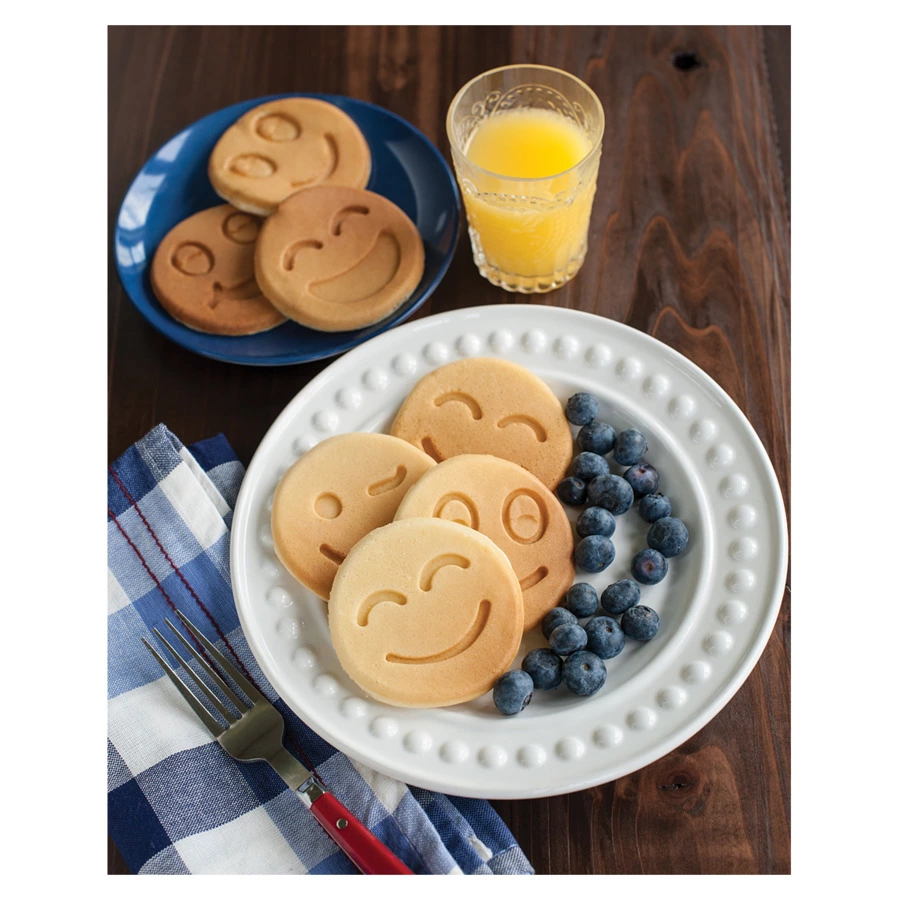 Сковорода для оладий Nordic Ware Смайлики антипригарная, литой алюминий
