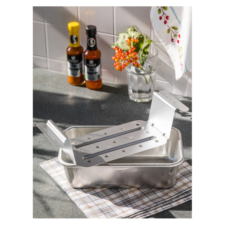 Форма для паштета и мясного хлеба Nordic Ware, вставка с ручками, 30х15х7 см, алюминий