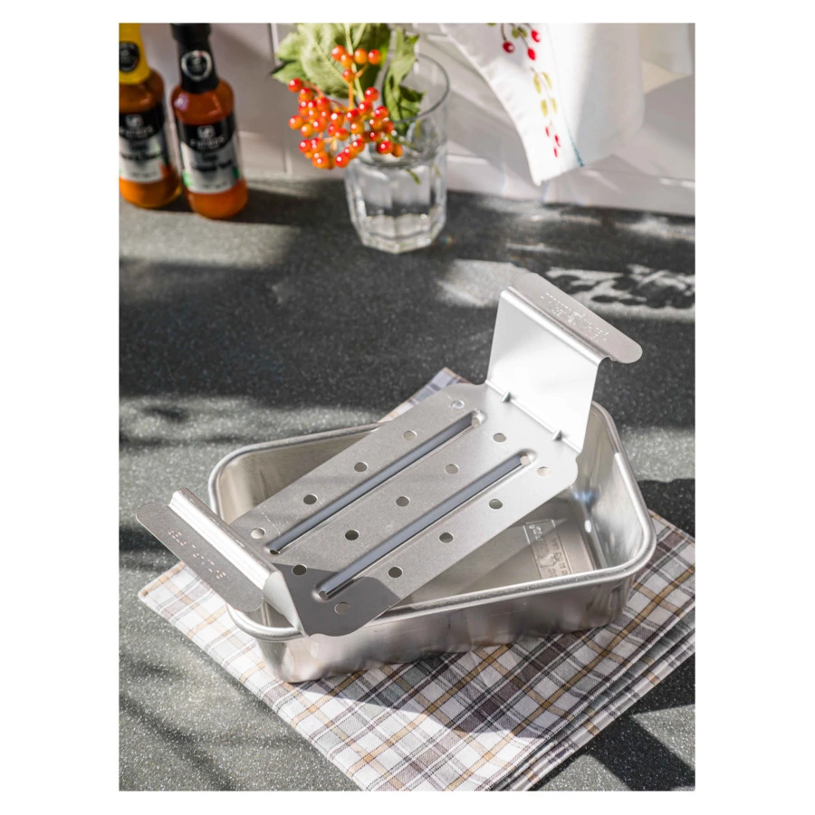 Форма для паштета и мясного хлеба Nordic Ware, вставка с ручками, 30х15х7 см, алюминий