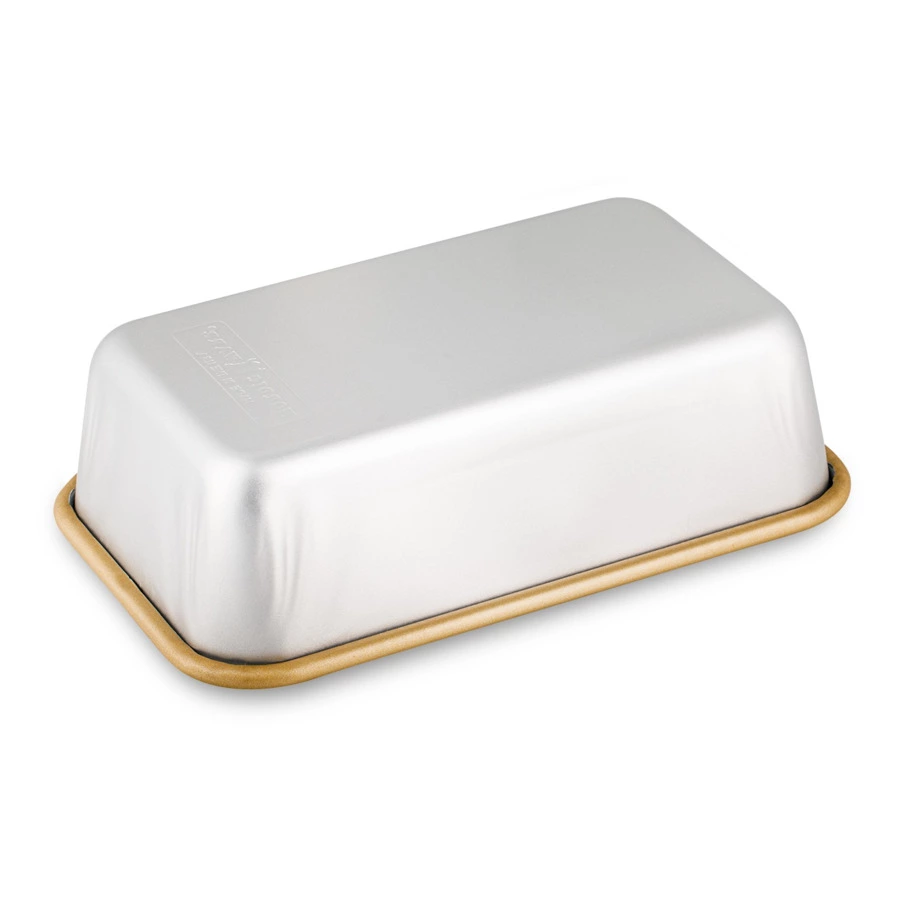 Форма для выпечки хлеба антипригарная Nordic Ware Naturals 23х13х7 см, алюминий, кремовая