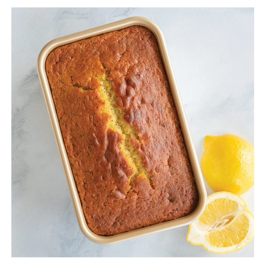 Форма для выпечки хлеба антипригарная Nordic Ware Naturals 23х13х7 см, алюминий, кремовая