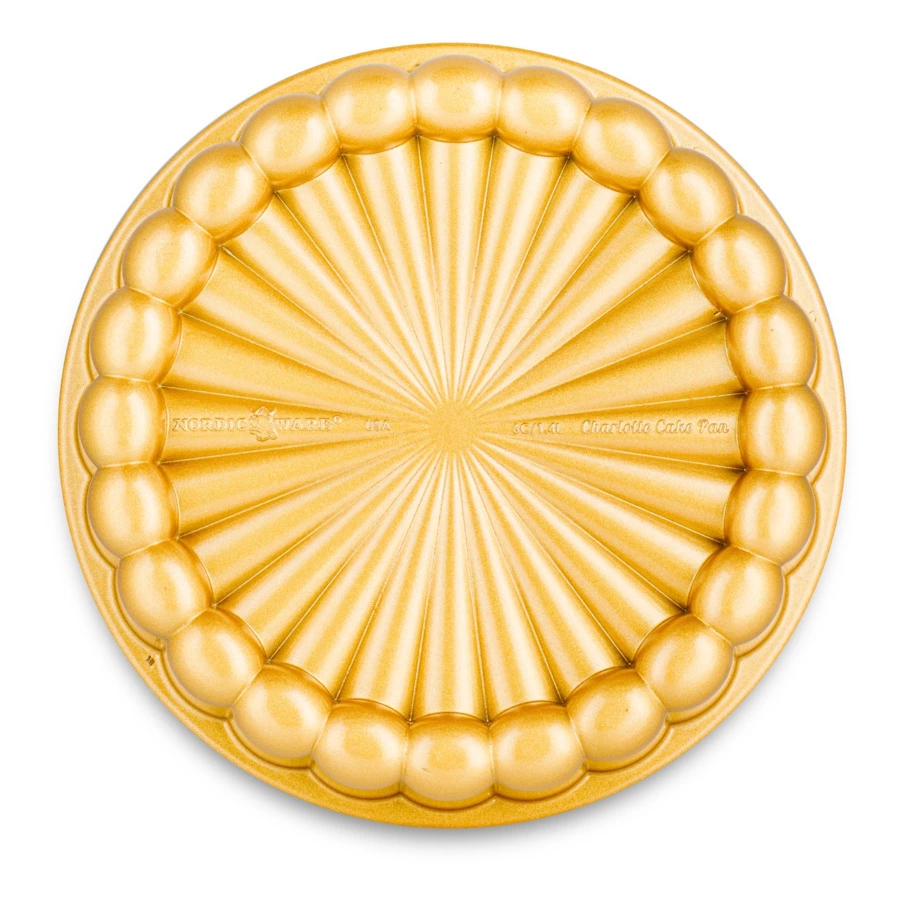 Форма для выпечки Nordic Ware Шарлотка 1,4 л, d20,5 см, литой алюминий, золотая