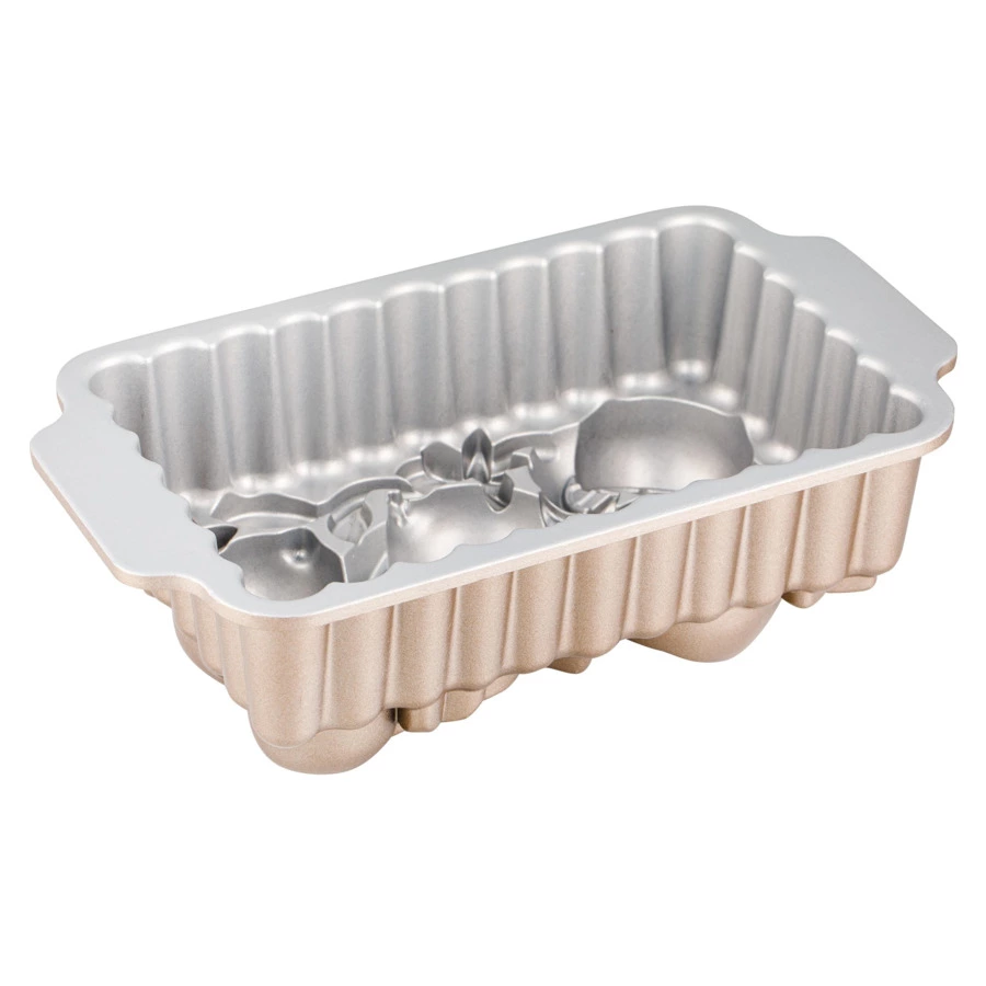 Форма для выпечки 3D Nordic Ware Цветок цитруса 1,4 л, прямоугольная, литой алюминий, шампань