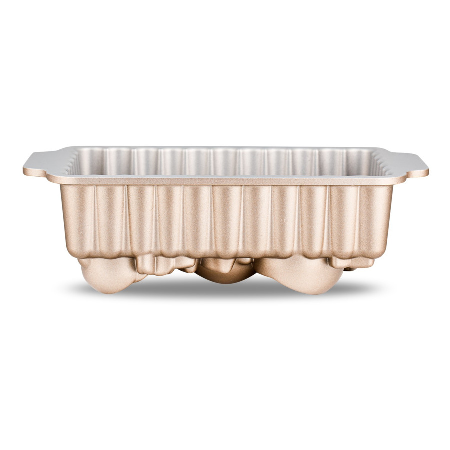 Форма для выпечки 3D Nordic Ware Цветок цитруса 1,4 л, прямоугольная, литой алюминий, шампань