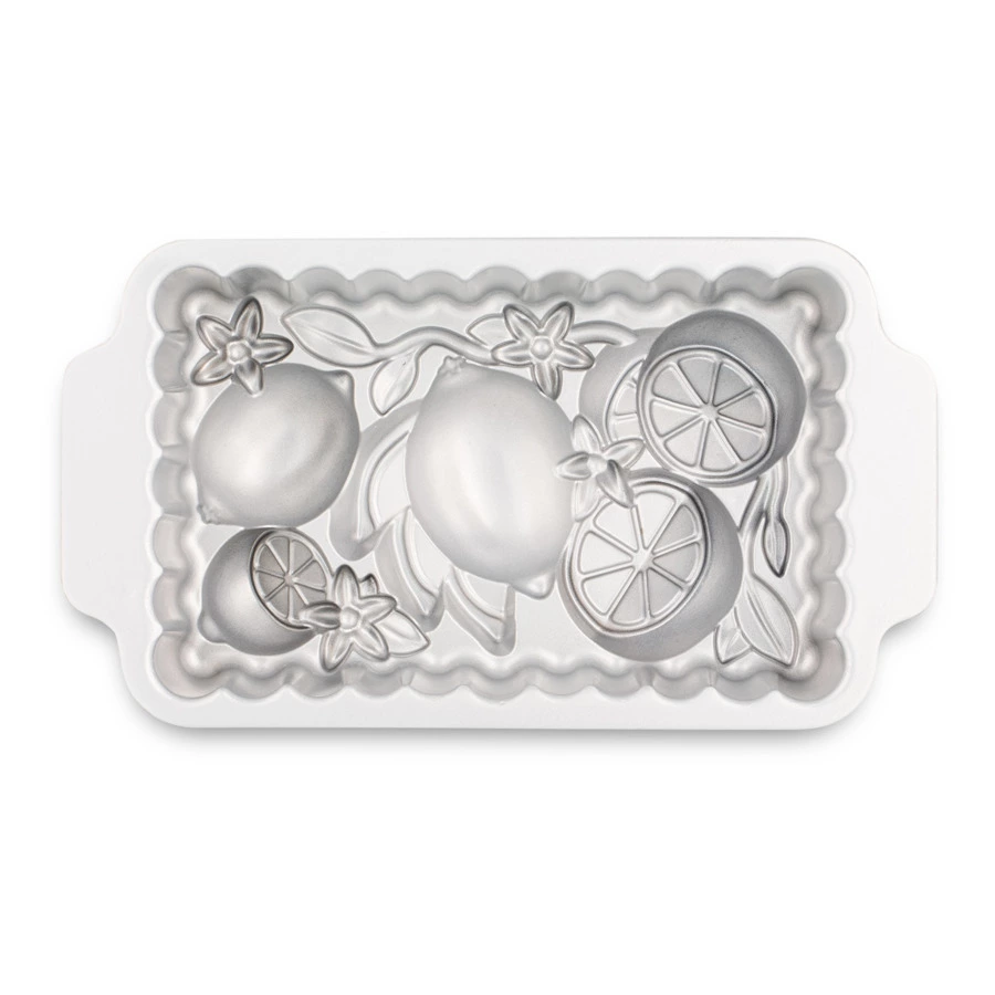 Форма для выпечки 3D Nordic Ware Цветок цитруса 1,4 л, прямоугольная, литой алюминий, шампань