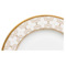 Тарелка десертная Noritake Трефолио, золотой кант 16,5 см, фарфор костяной