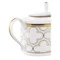 Чайник Noritake Трефолио, золотой кант 1,3 л, фарфор костяной