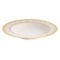 Тарелка суповая Noritake Трефолио, золотой кант 22 см, фарфор костяной