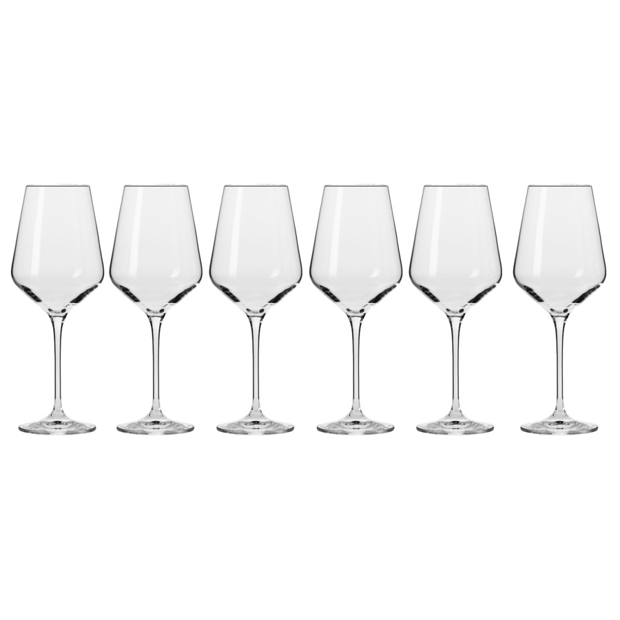 Набор бокалов для белого вина Krosno Авангард 390 мл, 6 шт
